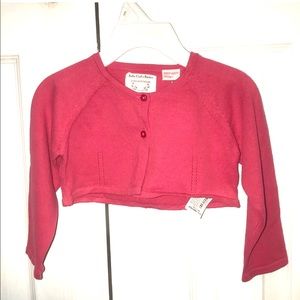 ZARA BABY GIRL CROPPED SWEATER CARDIGAN